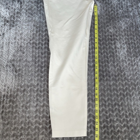 NWT Max Studio White High Waist High Rise Skinny Legging. Ankle Length.  Size M - Picture 13 of 13